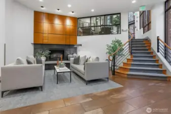 Wonderful lobby and even a concierge!