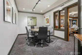 A large conference room is also available for meetings.  This is located in the South building.