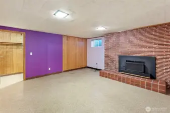 Downstairs you'll find an additional 1700 of living space. Bedroom #3 or additional family room. Wood fireplace and huge walk in closet are an added bonus!