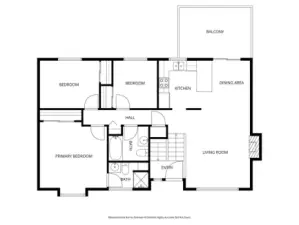 Main level floor plan