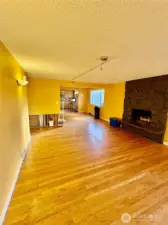 Open concept main living area.