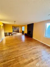 Hard wood floors survived the flooding.