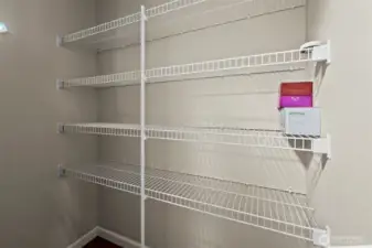 Plenty of pantry space