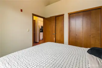 pass through spacious closets