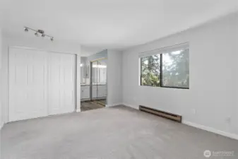 Primary bedroom. All new carpets, doors, trim, and updated ensuite.