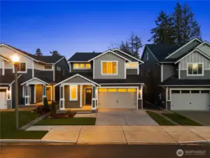 Photos are of Juniper model home. Colors and features will vary.