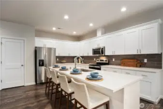 Photos are of Juniper model home. Colors and features will vary.