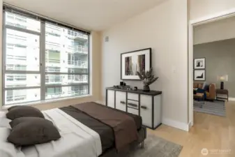 Primary Suite -Image is virtually staged.