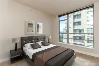 Primary Suite - Image is virtually staged.