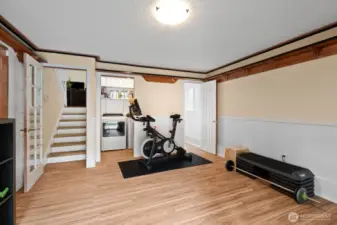 Downstairs bonus room.