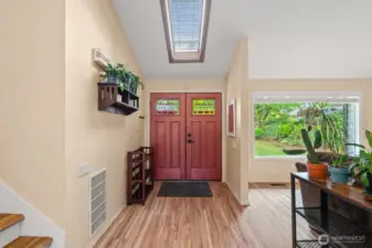 Front entry.