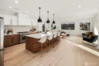 representation of Builder finishes at the property.