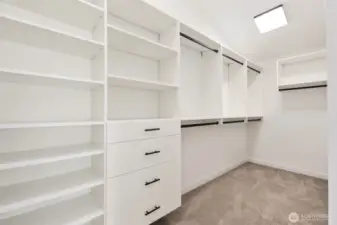 representation of Builder finishes at the property.