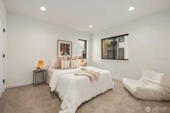 representation of Builder finishes at the property.