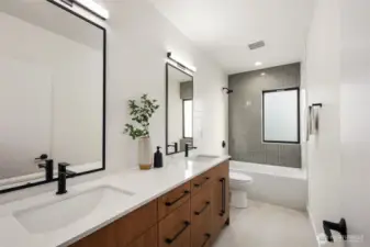 representation of Builder finishes at the property.