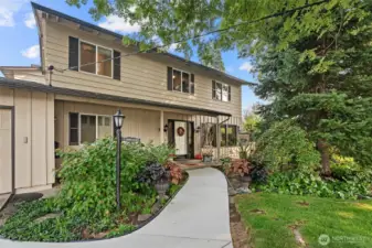 impressive entry with covered porch