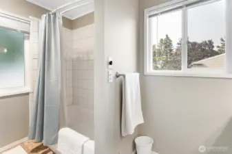 full bathroom on upper level