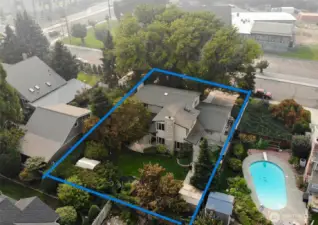 aireal of .21 acre lot