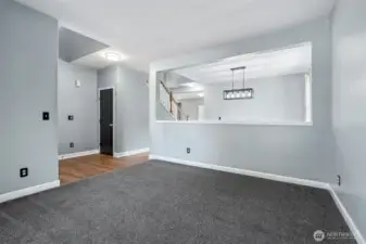 Living room giving you extra space for entertaining