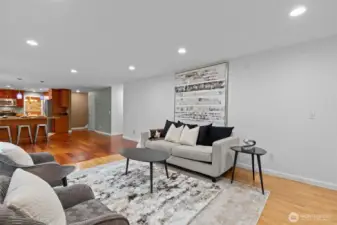 Interconnected open floor plan