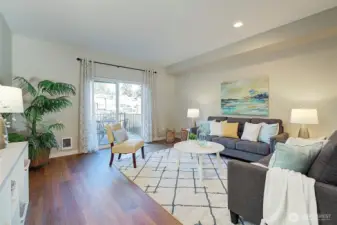 Spacious living room