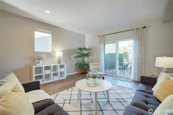 Head out to your private deck to soak in the sun!