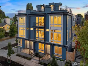 The 8303C home is an end unit with additional windows as shown here.