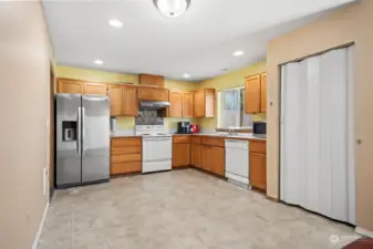 Kitchen with pantry