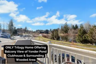 View like NO OTHER. This permitted addition makes this the ONLY house in Trilogy with a pristine balcony view of nature, ponds, a world-class lodge, and private community amenities just steps away. So nice.