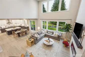 Dramatic 2 Story great room! Legrand Q Motion motorized shades, Legrand switches & Decora outlets throughout home w/ lights & dimmers. Home automation package includes electronic deadbolt, programmable thermostat, smart switches, video doorbell.