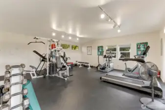 Exercise room.