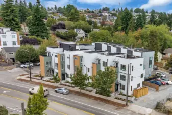 Want convenience? Look no further. The Morgan Junction neighborhood includes shopping & a range of dining options, all just steps from your front door (the local pub is famous for its Quiz Night).  Your new home is located just two blocks east of Morgan Junction (California Ave & Fauntleroy) on the SW corner of Fauntleroy and 41st Ave.
