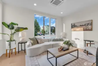 And the living room is one you walk into, not thru.  A great conversation space.