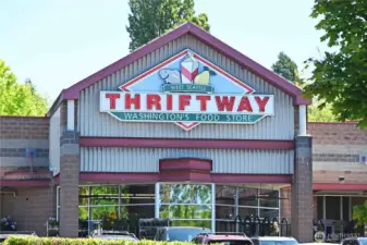 Thriftway, a great local grocery store, and only two blocks away.