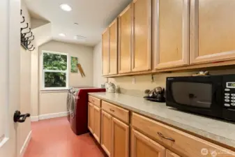 Massive laundry room