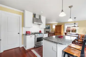 Walk-in pantry from the kitchen.
