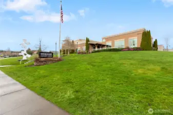 A block to the Community Center and the YMCA.