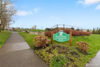 A block to the Snoqualmie Community Park.