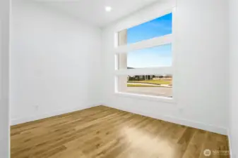 Secondary bedroom example offering flexibility for guests, office space, or additional living needs.