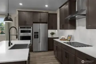 Model home, not actual selections