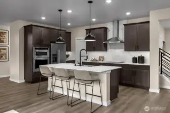 Model home, not actual selections