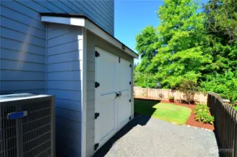 Custom designed and built shed