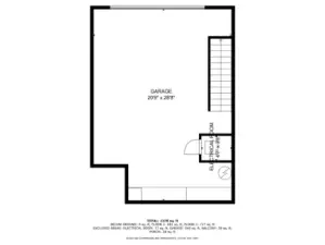 Oversize garage with plenty of storage space and/or shop type area. Storage under the stairs too.