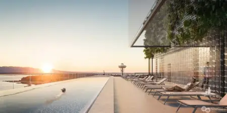 Stunning Pool and Hottub on 46th Floor