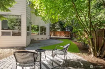 A beautiful, tranquil setting, fully fenced for added privacy.