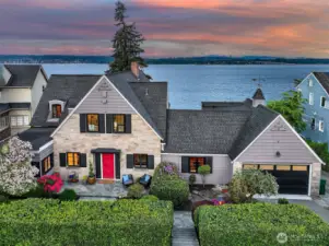 1923 Laurelhurst Waterfront home with East and West facing light exposures