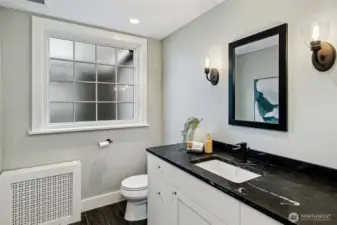 3/4 bath on main floor