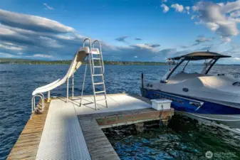 Updated dock and boat lift