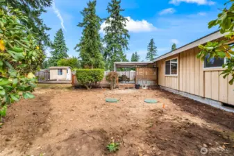 Finish the yard next spring exactly the way you want it to make your perfect play area!