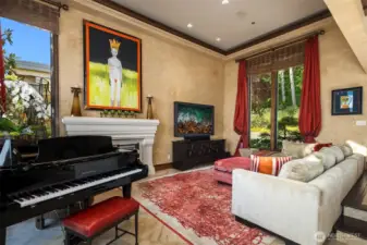 Grand piano sized living room.